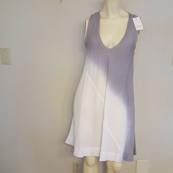Illia brand new grey to white fade midi dress - Picture 1 of 8